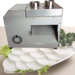 220v Factory direct sale industrial electric vegetable cutter/potato chips slicing machine carrot potato slicing machine