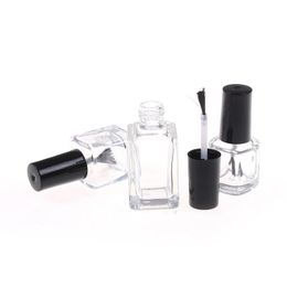 Wholesale 5ml empty nail polish bottle for Cosmetics Packaging Nail Bottles Empty Glass Bottle with brush empty nail polish bottle f