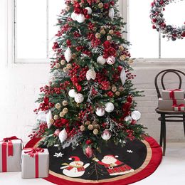 New Christmas Ornaments Christmas Tree Skirt 120cm Dress Tree Bottom Apron Old People Tree Skirt Wholesale Europe And America 2021 New Year