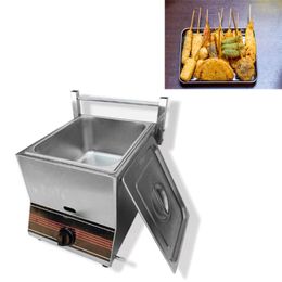 Commercial Gas Fryer Chicken French Fries Frying Furnace Pot Gas Commercial Food Frying Machine For Household Or Shop