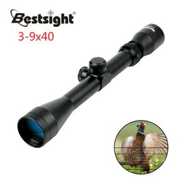 3-9x40MM Riflescope Optic Sight Sniper Deer Hunting Scopes Rifle Scope with 11mm or 20mm Rail Mount