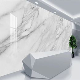 Photo custom any size New 3d marble wallpapers murals modern wallpaper for living room