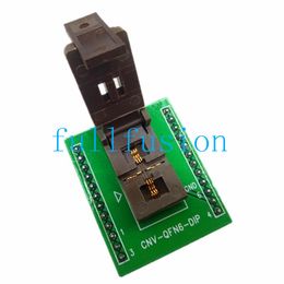 DFN6 TO DIP Programming Adapter DFN6Pin 0.5mm Pitch IC body size 2X5mm QFN6 Burn in Socket