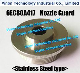 6EC80A417, 15EC130C401, 20EC920A401, 18EC130B401, 20EC130A401 Nozzle Guard (Stainless steel type). edm Laminar nozzle guard 6EC80A418