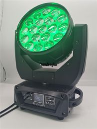 led moving 19 x 15 zoom wash moving head lights rgbw pixel control led wash moving head beam light