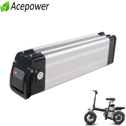 36Volt EBike Silver Fish Battery 36 V 24.5Ah 21Ah 15Ah 10Ah Electric Bike for 36V 500W 350W 250W Folding City Bikes