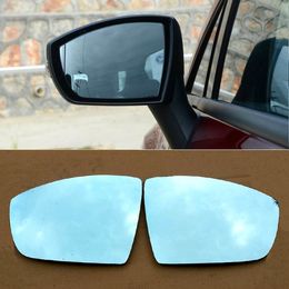 For Ford Escape /Ecosport Car Rearview Mirror Wide Angle Hyperbola Blue Mirror Arrow LED Turning Signal Lights