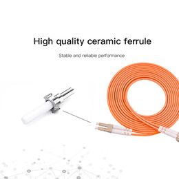 Freeshipping 10pcs 1Gb OM2 LC-LC Fiber Cable Multimode Duplex 2.0 3.0mmFiber Optic Patch Cord LC-FC LC-SC LC-ST Multimode Simplex Cable