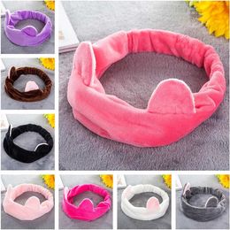 Epecket DHL ship Cat ear headband cute sell germination hoop wash face scarf DATG01 Hair Jewelry Headbands