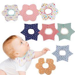 The latest 27X25CM size towel, many styles to choose from, 360-degree rotating multifunctional baby waterproof bib saliva towels