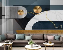 3d Mural Wallpaper Modern Simple Light Luxury Marble Jazz White Stone Texture HD Digital Printing Moisture-proof Wallpaper