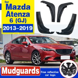 4Pcs Car Mud Flaps For Mazda 6 (GJ) Atenza 2013-2019 Mudflaps Splash Guards Mud Flap Mudguards Fender 2014 2015 2016