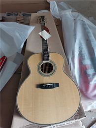 Full Whole Solid Top/Back/Side Original Body Acoustic Guitar with Real Shell Body Binding,Rosewood Fretboard,Can be Customised
