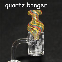100 real quartz banger nails 14mm domeless nail male 45 90 degrees quartz banger dabber tools for wax glass bong water pipe