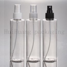 30pcs 150ml clear cosmetic makeup setting spray bottles for packaging,150cc container mist sprayer pump