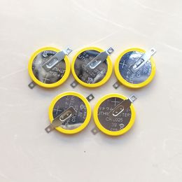 SMD CR2025 3V Lithium Button Battery with Pins/Tabs Horizontal Flat Mounting CR2025 coin cells CR2025-1F2 for Game players