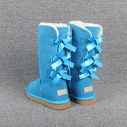 SPEDIZIONE DORP 2020 NUOVI stivali da neve da donna 100% stivaletti in pelle di vacchetta stivali invernali caldi scarpe da donna grandi dimensioni 4-10 U239