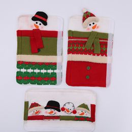 Refrigerator Door Handle Gloves Anti Static Double Door Handle Anti Collision Snowman Cloth Protective Cover Wholesale Europe And America