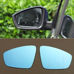 For Volkswagen Lavida Car Rearview Mirror Wide Angle Hyperbola Blue Mirror Arrow LED Turning Signal Lights