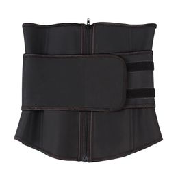 Premium Quality Women Waist Trainer Sauna Sweat Band Black Neoprene Fabric Cincher Corset Body Shaper Tummy Abdomen Shapewear