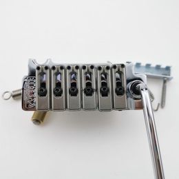 NEW Style Chrome WVS50IIK Guitar Tremolo Bridge With matching Satin Saddles in stock