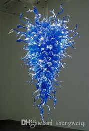 Wholesale Hand Blown Murano Glass Chandeliers Lightings Large Luxury Blue Murano Glass Chihuly Style Chandeliers Modern Art Deco Glass Light In Wholesale Hand Blown Murano Glass Chandeliers Lightings Large Luxury Blue Murano Glass Chihuly Style Chandeliers Modern Art Deco Glass Light In