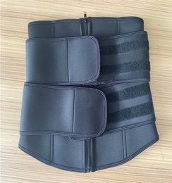 Neoprene Waist Trainer Double Straps Slimming Belt Fitness Sauna Sweat Bands for Women Fat Burning Slimming Body Shaper Drop Shipping