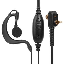 1 Pin G Shape Earpiece Headset PTT Mic for Motorola Tetra MTS850 MTH800 MTP850 MTH650 walkie talkie parts accessories