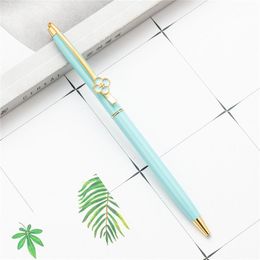 Lucky Clover Advertising Signature Metal Pen Creative Ballpoint Pen Student Teacher Wedding Office School Writing Supplies