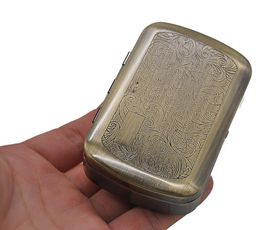 Portable metal cigarette case metal set case moisturizing box cut tobacco case