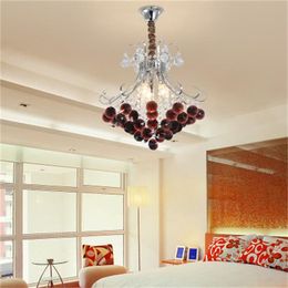 European-style crystal chandelier bedroom porch small pendant lights modern restaurant creative clothing room aisle corridor lamps