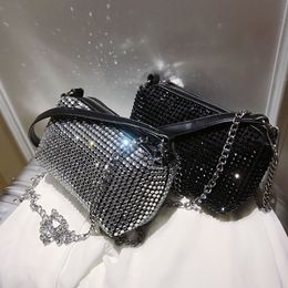 Shoulder Bags Diamond Square Tote Bag 2021 Fashion High-quality Leather Women's Designer Handbag Chain Messenger Banquet