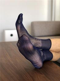 Мужские носки трубки мужские платья подарки для мужчин явные экзотические формальные носить костюм сексуальный гей прозрачный бизнес TNT