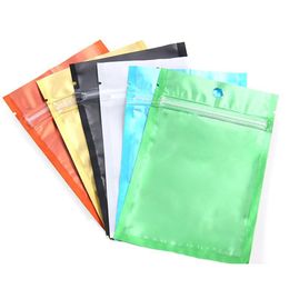 Coloured + Clear Resealable Valve Zipper Plastic Retail Packaging Packing Bag Zip Mylar Bag Package Pouches