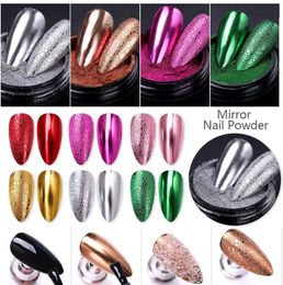 Mirror Glitter Bubble Nails Soap Foam Chrome Pig Chrome Pigments Nail Art Decorations Gold Powder for Nail Beauty Tools
