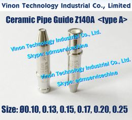 Ø0.10, 0.13, 0.15, 0.17, 0.18, 0.20, 0.25mm Ceramic Pipe Guide Z140A (type A) Ø6x30mm EDM Electrode Guide for EDM Drilling Taiwanese style