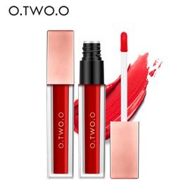 O.TWO.O N9115 Waterproof Matte Moisturizer Smooth Lipstick Long Lasting Non-stick cup liquid Lip Gloss Makeup 12 Colors