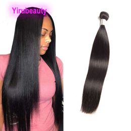 Brazilian Human Hair Extensions One Bundles Long Inch 30-40inch Unprocessed Remy Hair Wefts Straight 38 36 34inch