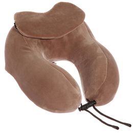 Portable Comfortable U-shaped Neck Pillow Multi-function Eye Mask Neck Pillow Home Office Decor Adjustable Napping Relax Pillows VT1682