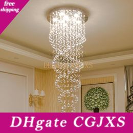 Staircase Long Chandelier Duplex Living Room Large Chandelier Modern Minimalist Villa Loft Spiral Staircase Crystal Chandelier Pendant Fixtures Staircase Long Chandelier Duplex Living Room Large Chandelier Modern Minimalist Villa Loft Spiral Staircase Crystal Chandelier Pendant Fixtures