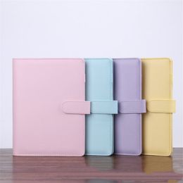 A6 NoteBook Cover Multicolor Book Sleeves Diary Covers Macaron Style Leather Cover Wholesale School Office Supplies A02