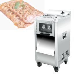 LEWIAO 220KG/h Hot selling automatic meat cutting and slicing machine commercial multifunctional two-in-one shredded pork