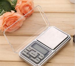 Mini Portable Electronic Scales 500g Accurate 0.01g Jewellery Diamond Scales Balance Scale LCD Display with Retail Package by free UPS