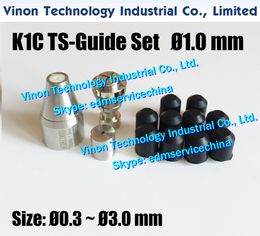 K1CN TS Guide Set Ø0.3-3.0mm (Ceramic Guide*1pc+Collet*1pc+Spacer*1pc+Rubber Seals*10pcs) for EDM DRILLINGK1CN S odcik K1CN, K1CS