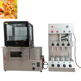 Pizza machine rotary oven machine commercial 110v 220v pizza cone machine and Pizza display cabinet for sell