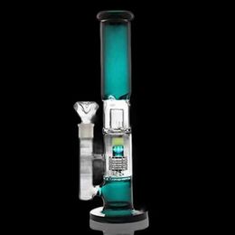 14 Inch 33CM Green Glass Beaker Bong Halloween Hookah Water Pipe Water Bottles Assorted Colour Made By Order OEM