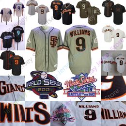 Matt Williams Jersey Vintage 1989 2001 WS Patch Pinstripe Coffee Navy White Home Away All Ed