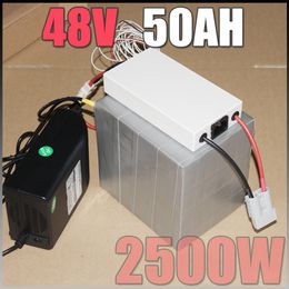 Electric Scooter 48V 50Ah LiFePO4 Battery Pack 2000W 3000W Bicycle