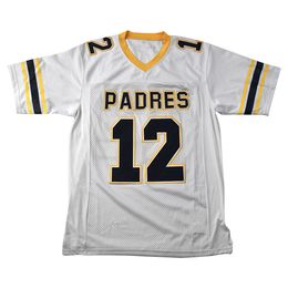 Custom Retro Tom Brady High School Football Jersey Men's All Ed Free Shipping Mesh Any Name White