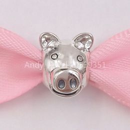 Andy Jewel Authentic 925 Sterling Silver Beads Pandora Limited Edition Pig Charm Charms Fits European Pandora Style Jewellery Bracelets & Necklace 7